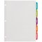 Avery Big Tab Printable White Label Dividers for 3 Ring Binders, 5 Tabs per Set, White (20 Sets of 14434)